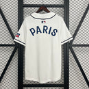CAMISOLA DE BASEBOL DO PSG 25/26 BRANCO