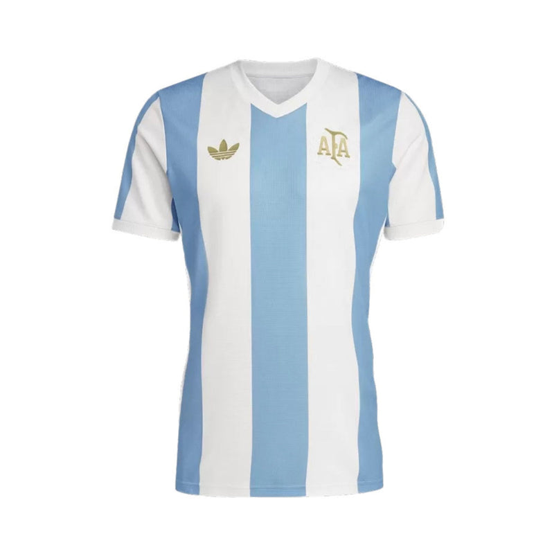 CAMISOLA DA SELEÇÃO DA ARGENTINA 25/26 BRANCO E AZUL