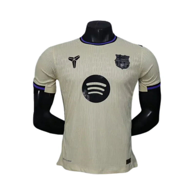CAMISOLA VERSÃO PLAYER DO BARCELONA 25/26 BEGE