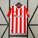 CAMISA DO BILBAO 24/25 VERMELHO E BRANCO