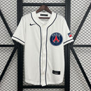 CAMISOLA DE BASEBOL DO PSG 25/26 BRANCO