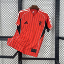 CAMISOLA DE BASEBOL DO MANCHESTER UNITED  25/26 VERMELHO